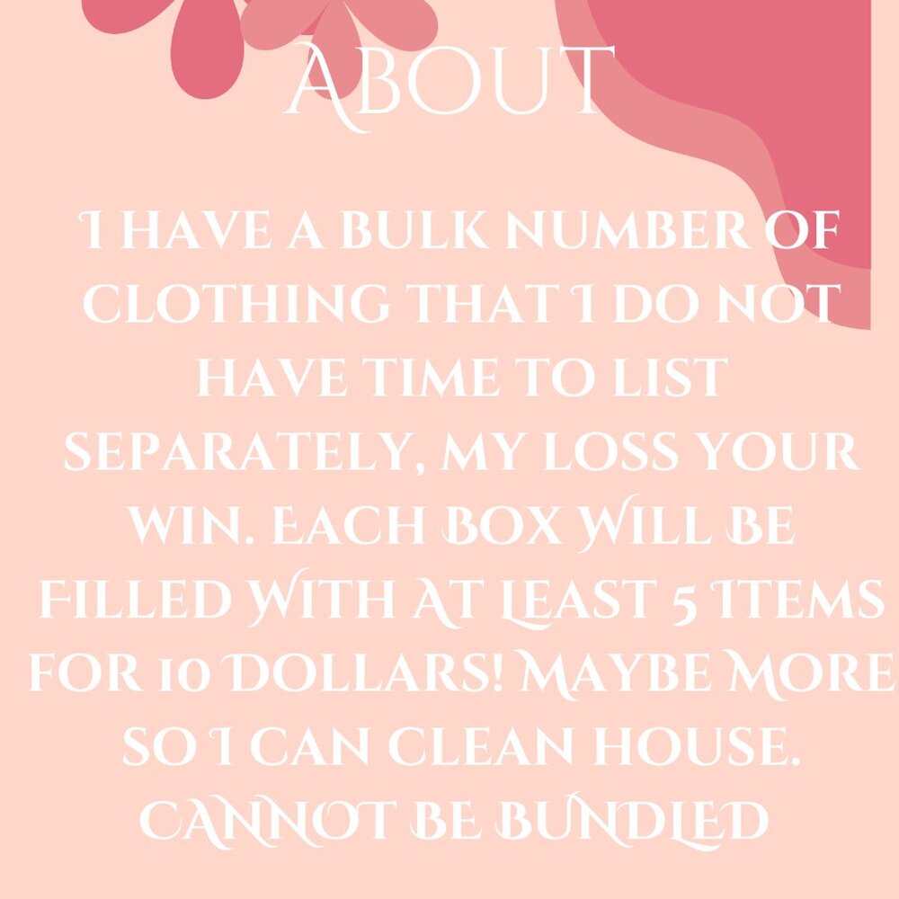Used Clothing Reseller Mystery Box 5 ITEM MINIMUM - Picture 2 of 3